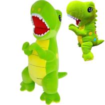 Ursinho Dinossauro De Pelúcia Dino Rex Amigos Do Coração Pequeno 30cm Brinquedo DM Toys