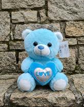 Ursinho Pelucia Apaixonado Coração 20cm Namorados Ursinho Pelucia Apaixonado Coração 20cm Namorados