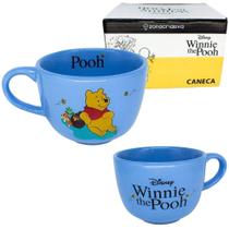 Ursinho Pooh Caneca De Sopa Cumbuca Porcelana 500Ml Oficial Disney - Zona Criativa