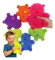 Ursinho Squish Mania Flofys Urso Baby Neon Antistress Fidget Ursinho Squish Mania Flofys Urso Baby Neon Antistress Fidget