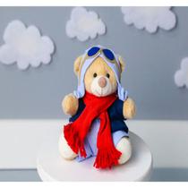 URSO AVIADOR CLASSICO TEDDE 12 cm