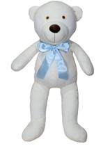 Urso ballu cor palha 60cm pelúcia decoração quarto bebê