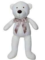 Urso ballu cor palha 60cm pelúcia decoração quarto bebê