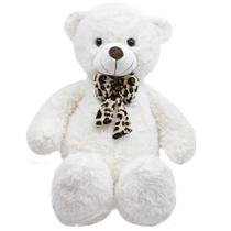 Urso Branco Com Laço 35cm - Pelúcia Urso Branco Com Laço 35cm - Pelúcia