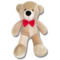 Urso com laço Gigante Grande Bichinho de Pelúcia Teddy Bear 50 Cm