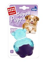 Urso Com Squeaker Suppa Puppa Gigwi Para Cão Azul - Roxa Pp