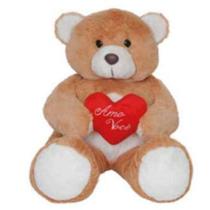 Urso coracao 50cm