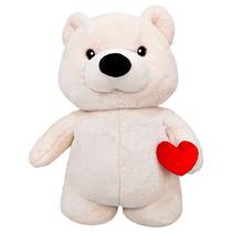 Urso Coração Para Nicho Ursinho De Pelucia Quarto Do Bebê 25 cm Antialérgico Caa Toys Urso Coração Para Nicho Ursinho De Pelucia Quarto Do Bebê 25 cm Antialérgico Caa Toys