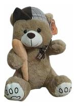 Urso De Boné E Taco Pelúcia 35cm Marrom R3086-bbr Toys