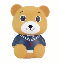 Urso de desenho animado de PVC Piggy Bank de 15 cm para crianças com design de marinheiro