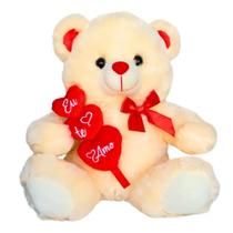 Urso de Pelúcia 3 Corações Eu Te Amo Urso de Pelúcia 3 Corações Eu Te Amo