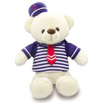 Urso de Pelúcia 30cm - Marinheiro Azul - Unik Toys