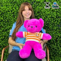 Urso de Pelúcia 55cm Super Fofo com Zíper Com Roupinha de Crochê