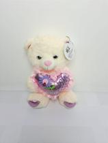 Urso de Pelúcia Amor Floral Amarelo 25 cm - 33-21102-25