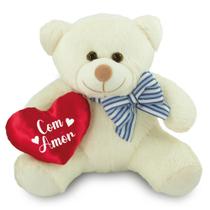 Urso de Pelúcia Apaixonado de 30cm Anti-alérgico
