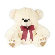 Urso De Pelúcia Baby 30 Cm - Escolha Cor Do Laço