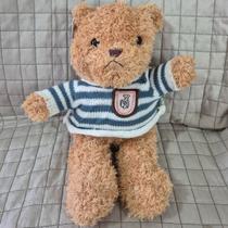 Urso De Pelúcia C/ Roupinha De Lã Pelo Volumoso Urso De Pelúcia C/ Roupinha De Lã Pelo Volumoso