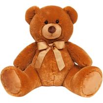 Urso De Pelucia Charles Chic Marrom 42cm Buba