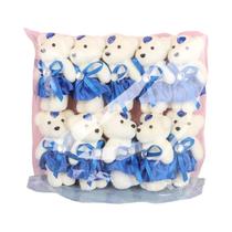 Urso De Pelúcia Com Buquê De Flores Para O Dia Dos Namorados, Boneco De Pelúcia Cartoon, 10 Peças,