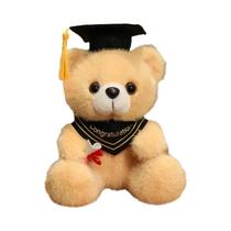 Urso De Pelúcia Com Chapéu De Doutor De 18cm Para Meninos, Meninas E Estudantes, Presente De Urso De Pelúcia Com Chapéu De Doutor De 18cm Para Meninos, Meninas E Estudantes, Presente De