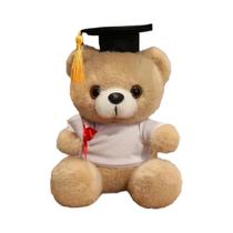 Urso De Pelúcia Com Chapéu De Doutor De 18cm Para Meninos, Meninas E Estudantes, Presente De