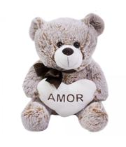 Urso de Pelúcia com Coração Amor 30cm