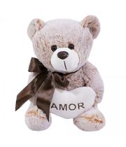 Urso de Pelúcia com Coração Amor 30cm - Minas de Presentes