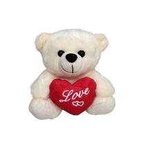 Urso De Pelúcia com Coração Amor Love Namorados