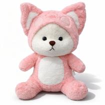 Urso de Pelúcia Cosplay 40cm Antialérgico Lavável com Zíper