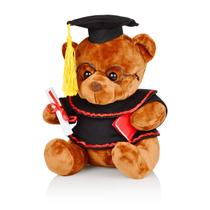 Urso de pelúcia de formatura Yixiang 8,5 polegadas com óculos e diploma Urso de pelúcia de formatura Yixiang 8,5 polegadas com óculos e diploma