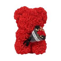 Urso De Pelúcia De Rosa Artificial Eterna De 25m Para Mãe, Dia Das Mães, Aniversário, Dia Dos