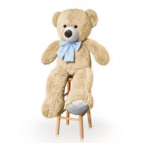 Urso De Pelúcia Gigante Com Laço Antialérgico 1 Metro