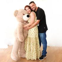Urso De Pelúcia Gigante de 1,40 Metros de Altura Decoração de Quarto Brinquedo Infantil