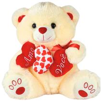 Urso de Pelúcia Grande Amo Você Coração Namorados Amor Luxo