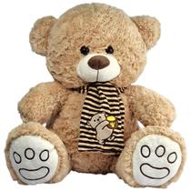 Urso de Pelúcia Grande Com Cachecol de Luxo Lindo Amor Fofo