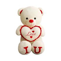 Urso De Pelúcia Grande De 100cm I LOVE YOU, Brinquedo Adorável E Macio Para Presente De Aniversário Urso De Pelúcia Grande De 100cm I LOVE YOU, Brinquedo Adorável E Macio Para Presente De Aniversário