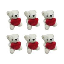Urso De Pelúcia Kawaii Em Forma De Coração De 20cm, Presente De Dia Dos Namorados E Natal Para Ela,