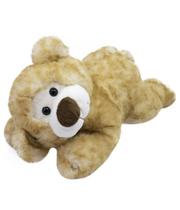Urso De Pelúcia Marrom Deitado 20Cm - Fofy Toys