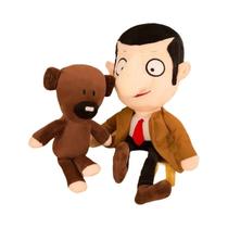 Urso De Pelúcia Mr Bean, Brinquedo Fofo De Desenho Animado, Boneco De Pelúcia Macio, Mini Almofada,