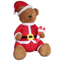 Urso De Pelucia Natal Inflavel Gigante 1,7X2,74M Bivolt