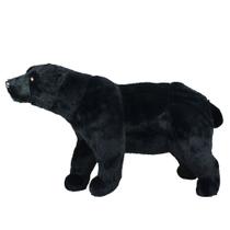 Urso de Pelúcia Preto Realista 65cm Decoração Luxo Urso de Pelúcia Preto Realista 65cm Decoração Luxo