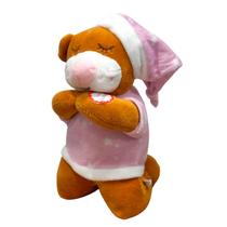 Urso De Pelúcia Que Ora Reza O Pai Nosso Ursinho 20cm Unik