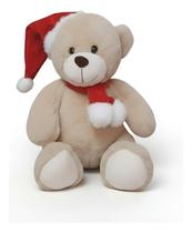 Urso De Pelúcia Sentado Papai Noel 25 Cm Natal Enfeite Urso De Pelúcia Sentado Papai Noel 25 Cm Natal Enfeite