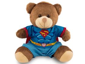 Urso de Pelúcia Super Homem 30cm