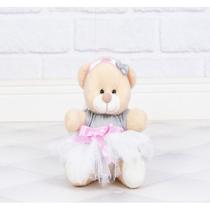 URSO DE PELUCIA TEDDE 12 cm BAILARINA