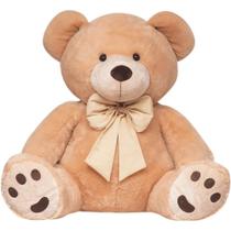 Urso De Pelúcia Teddy Buba Charles Gigante Caramelo Muito Macio Antialérgico Presente Dia dos Namorados Para todas as Idades