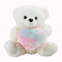 Urso de Pelúcia Urso Coração Poliéster 19cm