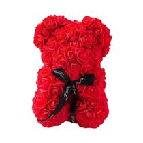 Urso De Rosa De 25cm, Presente Para O Dia Dos Namorados, Natal E Aniversário