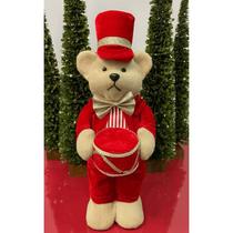Urso Em Pé C/ Tambor - 42cm Urso Em Pé C/ Tambor - 42cm