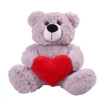 Urso Fofinho P Areia Coracao 30cm